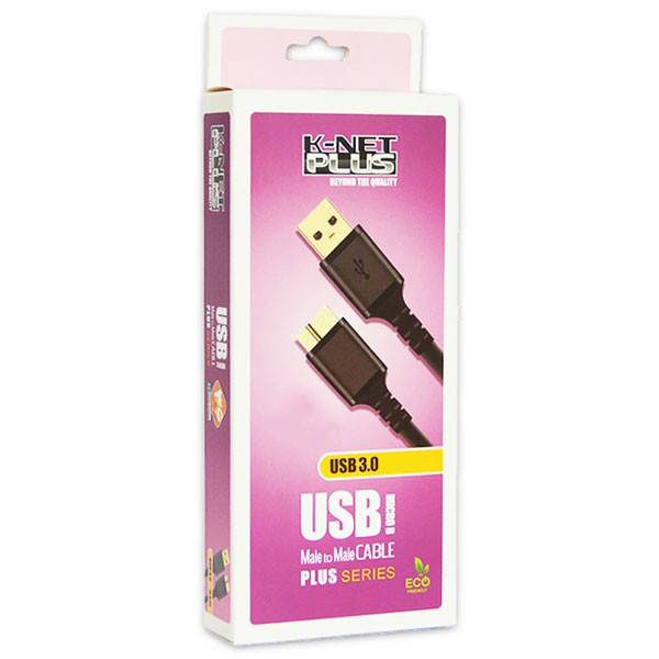 کابل هارد USB 3.0 کی نت پلاس مدل KP-CUAMHDD06 طول 0.5 متر
