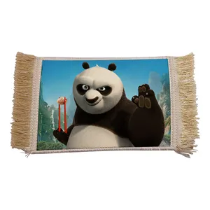 فرش ماشینی دیوارکوب مدل پاندا کونگ فو کار کد 24