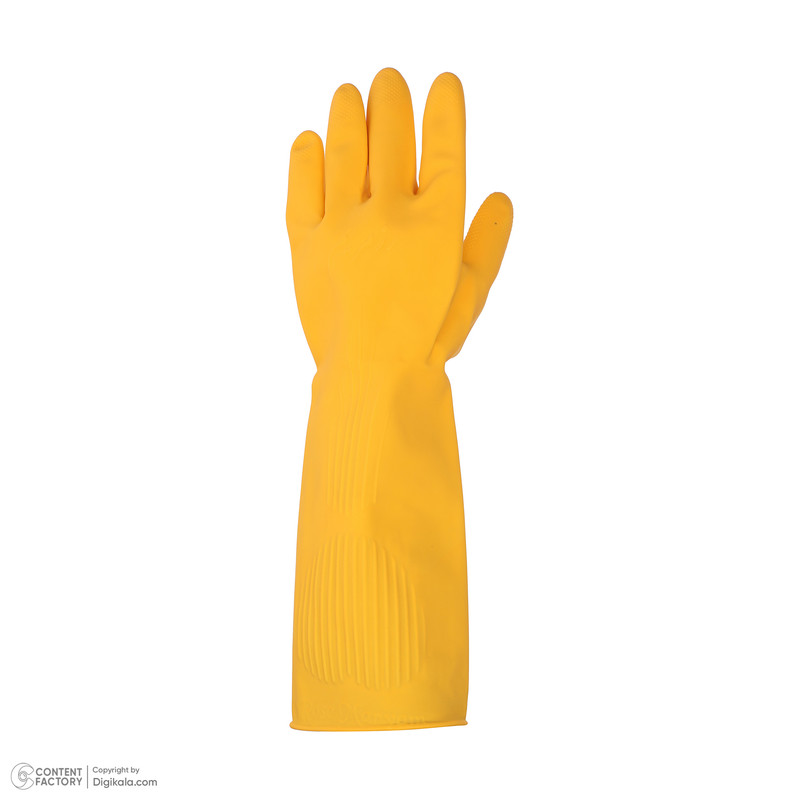 دستکش نظافت رز مریم مدل ساق بلند سایز L