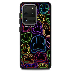 AKAM AMCWSGS20U-HAPPY FACE7 Cover For Samsung Galaxy S20 Ultra