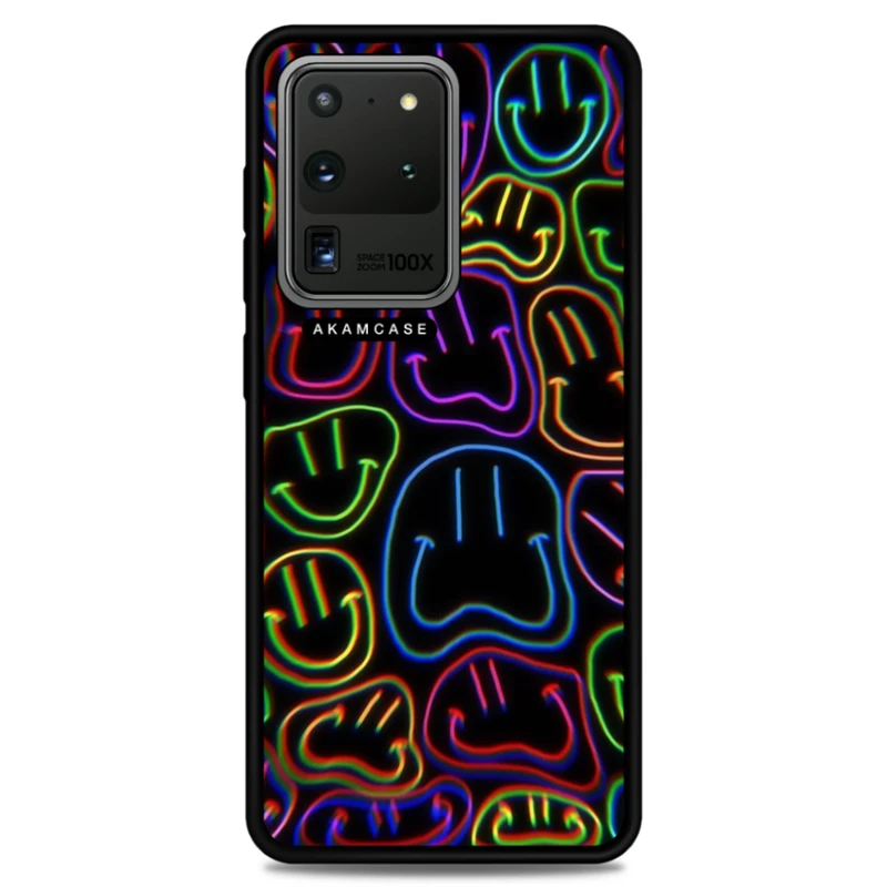 کاور آکام مدل AMCWSGS20U-HAPPY FACE7 مناسب برای گوشی موبایل سامسونگ Galaxy S20 Ultra