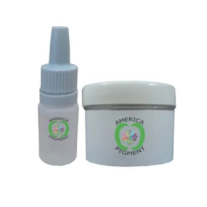 ژل ناخن آمریکاپیگمنت مدل 001 حجم 10میلی لیتر به همراه پودر کاشت ناخن آمریکاپیگمنت مدل EXPERT وزن 20 گرم