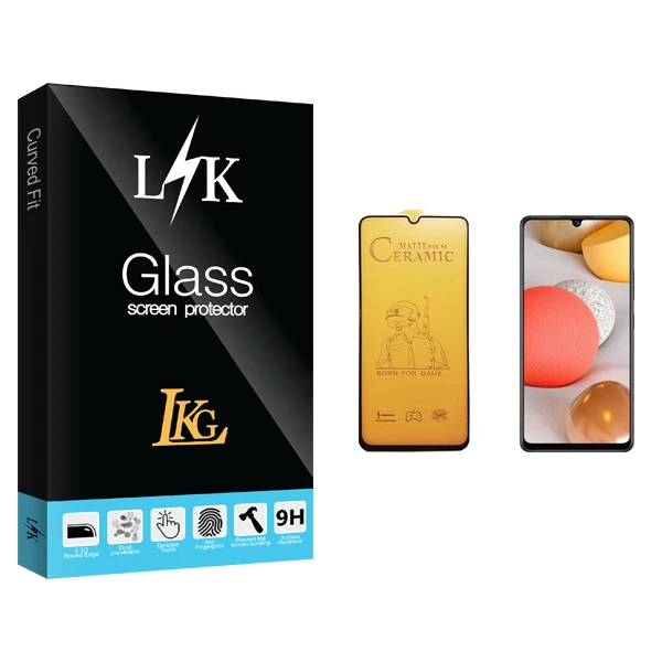 محافظ صفحه نمایش سرامیکی ال کا جی مدل LK Glass مناسب برای گوشی موبایل سامسونگ Galaxy A42