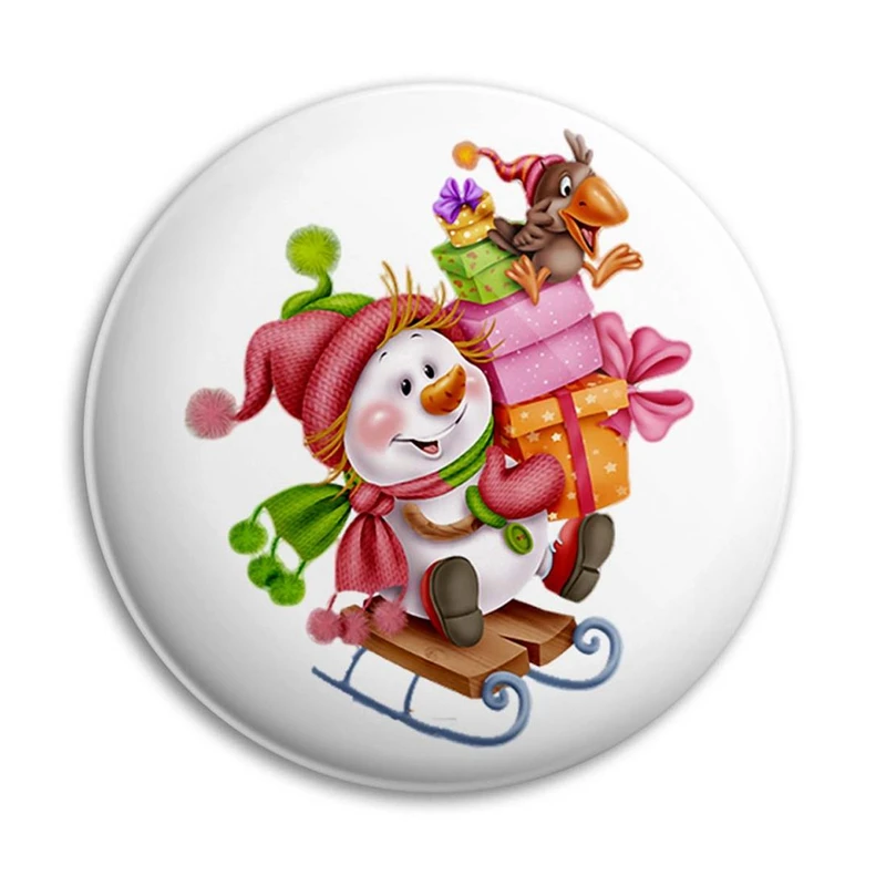 مگنت پرمانه طرح snowman کد pmag.25566