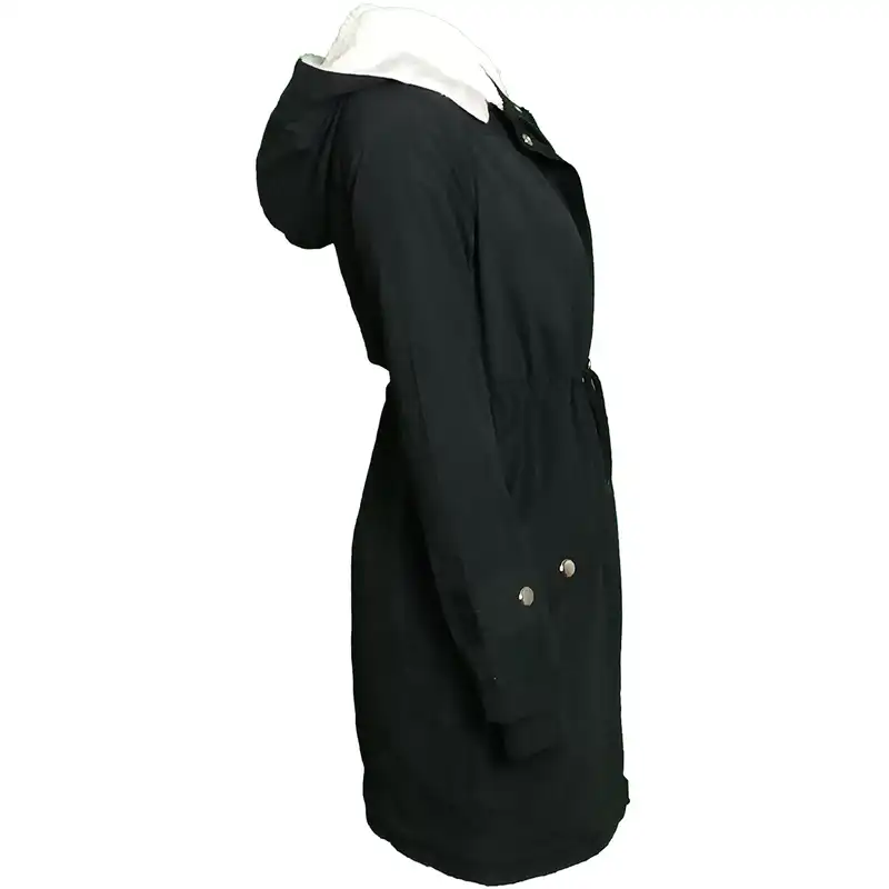 کاپشن زنانه بی تی کد Bl112 رنگ مشکی