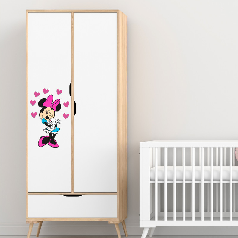 استیکر چوبی کودک باروچین مدل مینی موس کد 6052 مجموعه 8 عددی