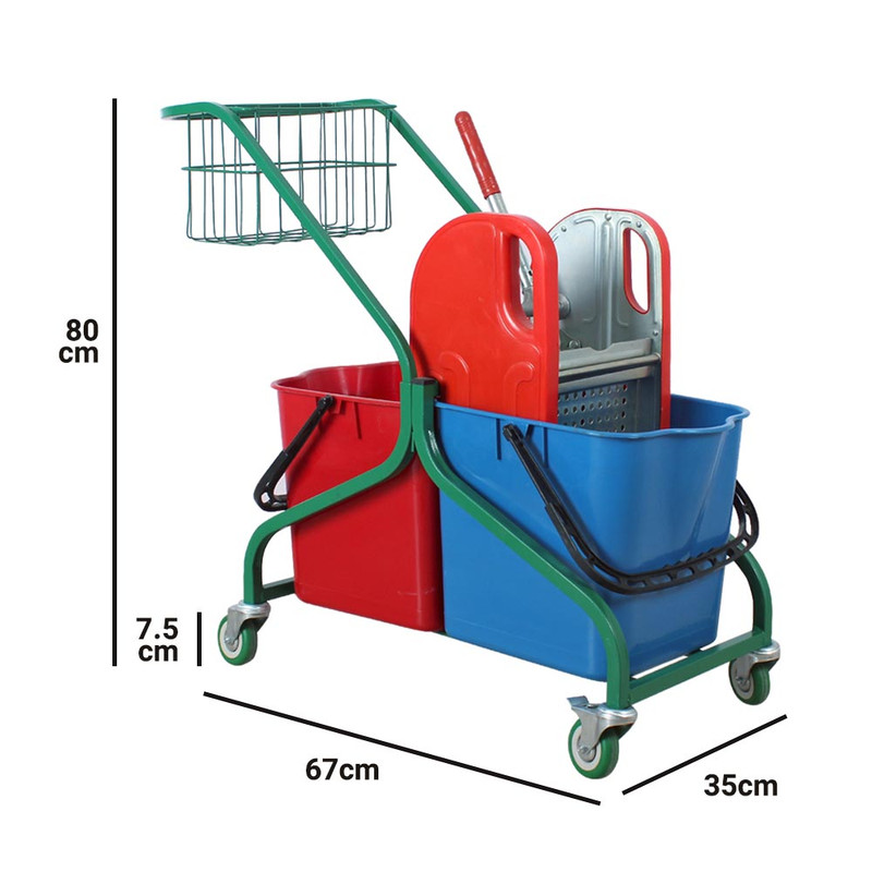 ست سطل و زمین شوی آذین صنعت مدل 3330 ست سطل و زمین شوی آذین صنعت مدل 3330