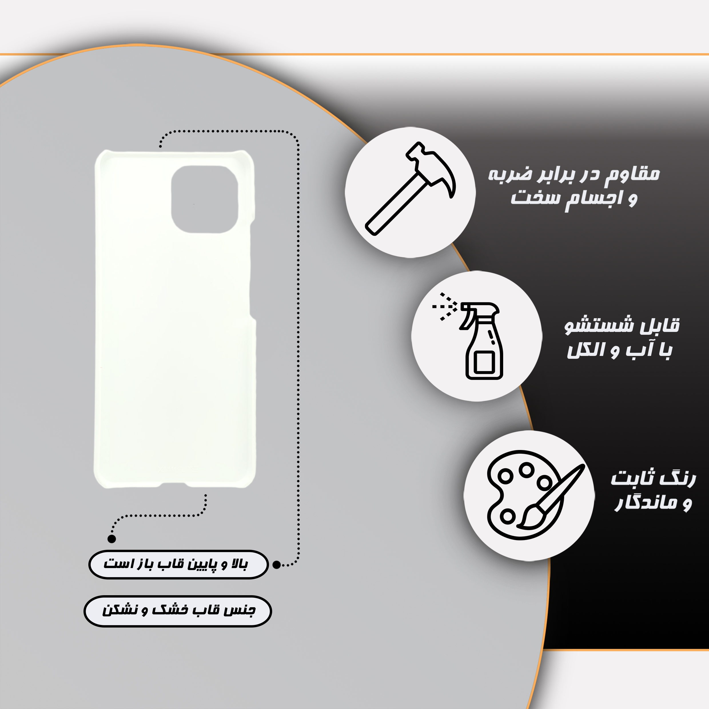 کاور گارد قاب مدل فانتزی مناسب برای گوشی موبایل شیائومی  mi 11 lite