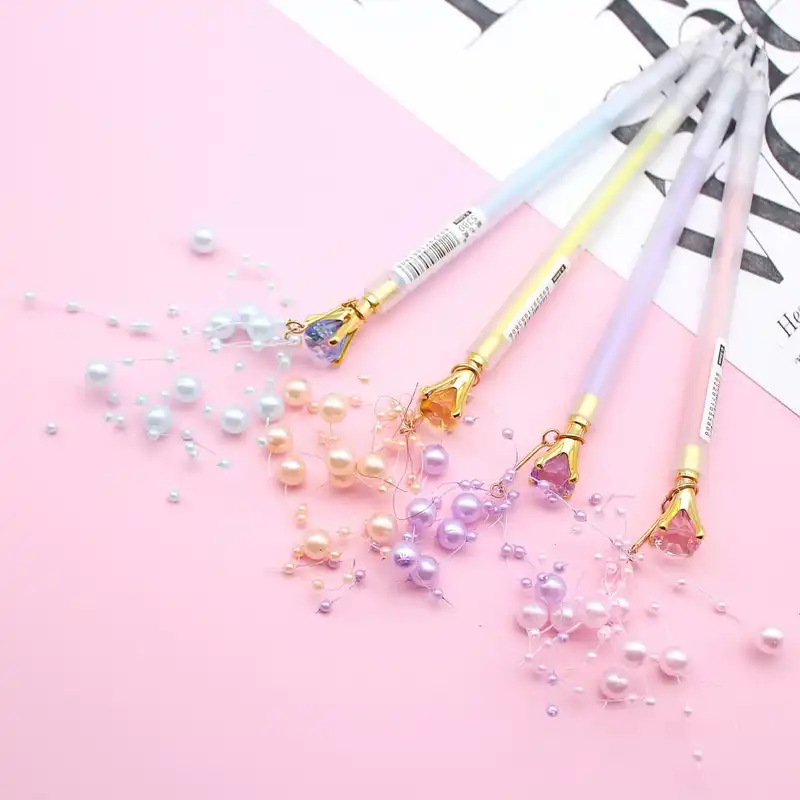 مداد نوکی 0.5 میلی متری مدل الماس طرح آویز مروارید