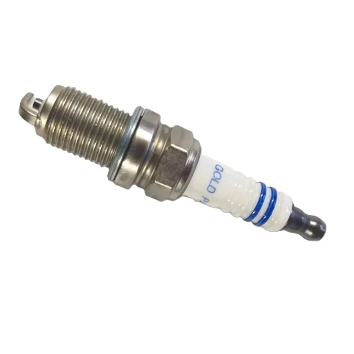 شمع خودرو گلدپارت مدل مثبت 8 پایه کوتاه دو پلاتین مناسب برای پژو 405 بسته 4 عددی