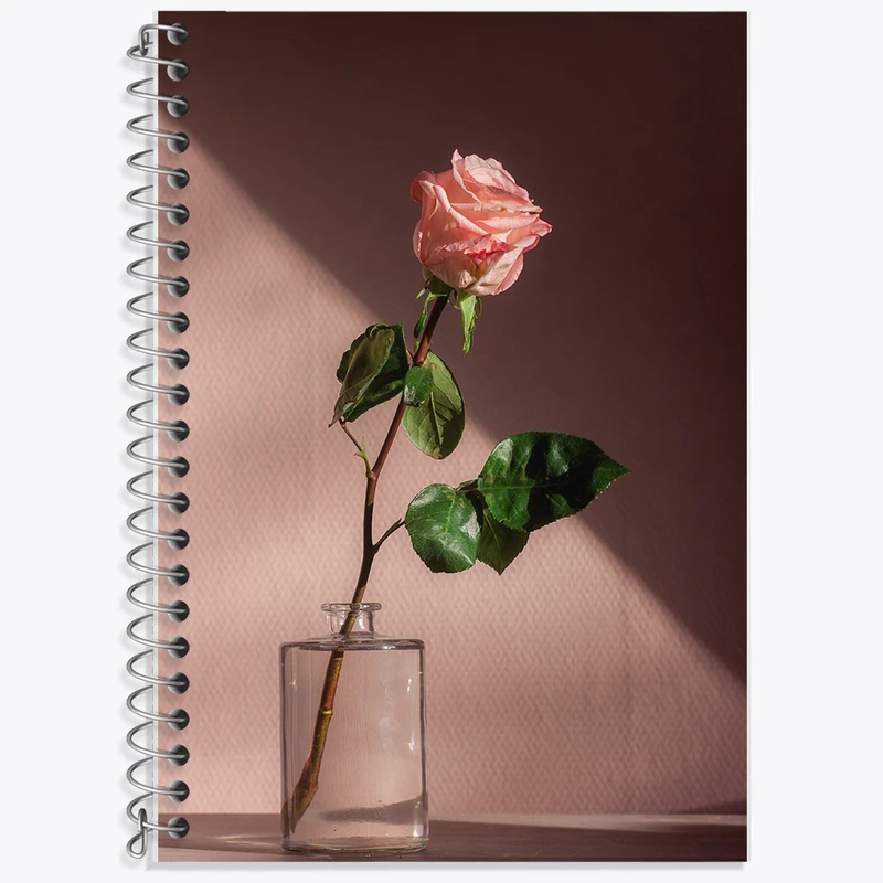 دفتر لغت 50 برگ خندالو طرح گل رز کد F275