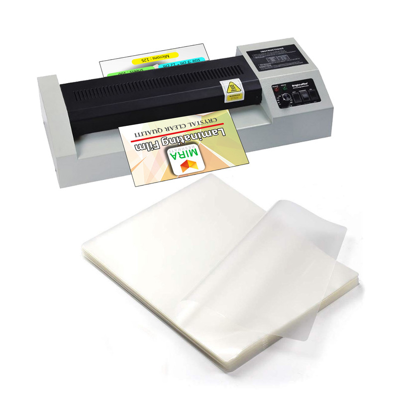 طلق پرس میرا مدل Laminate سایز 12x9 سانتی متر بسته 100 عددی