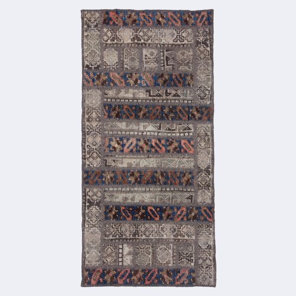 کلاژ فرش دستباف یک متری مدل آنتیک کد 12834