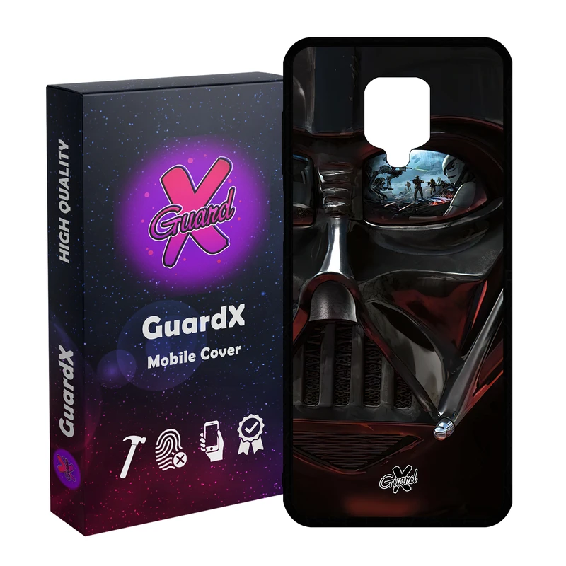 کاور گارد ایکس طرح جنگ ستارگان مدل Glass10480 مناسب برای گوشی موبایل شیائومی Redmi Note9 Pro/Note 9 Pro Max/Redmi Note 9S/MI Poco M2 Pro