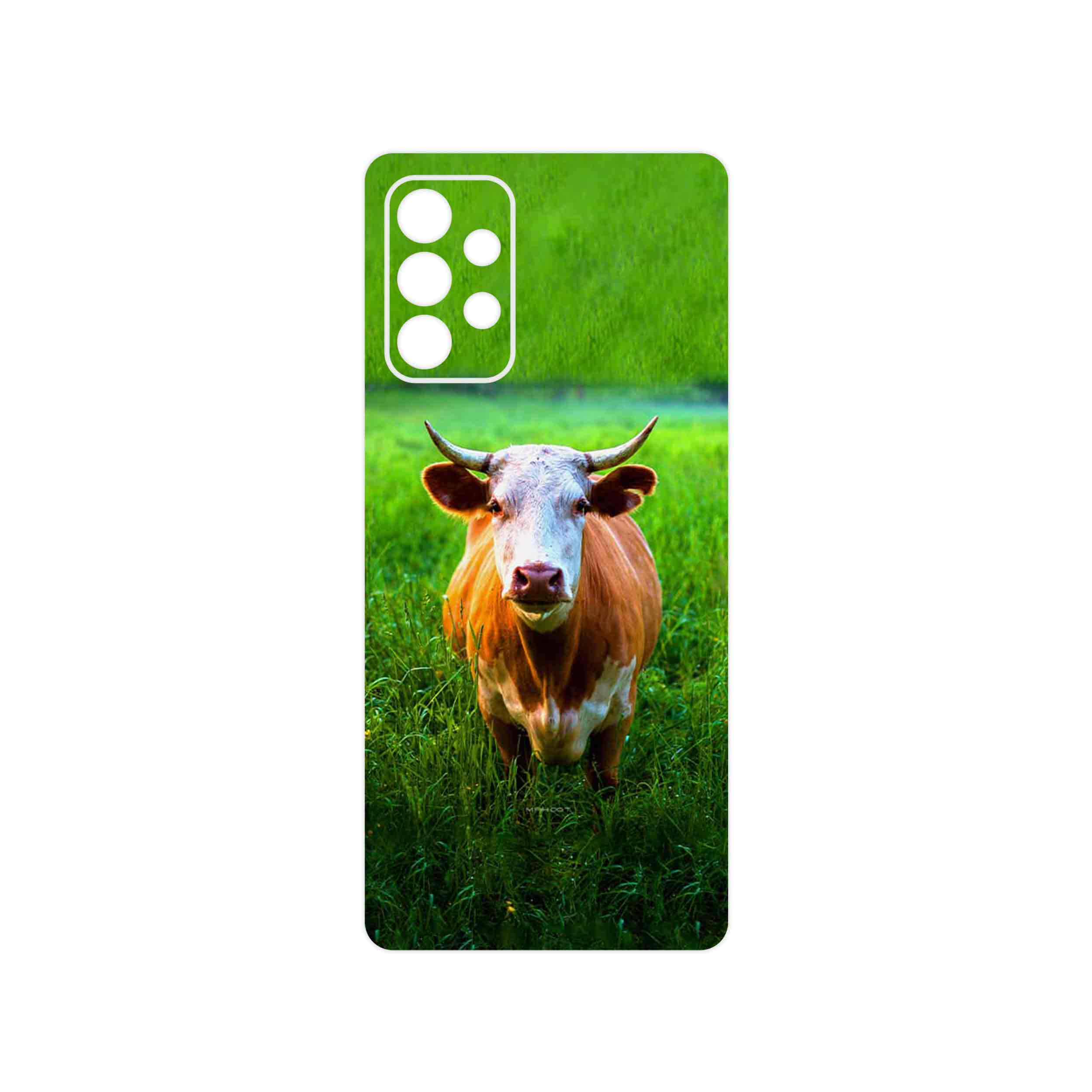 برچسب پوششی ماهوت مدل Cow مناسب برای گوشی موبایل سامسونگ Galaxy A72