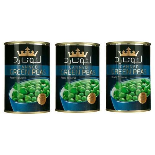 کنسرو نخود سبز لئونارد - 420 گرم بسته 3 عددی