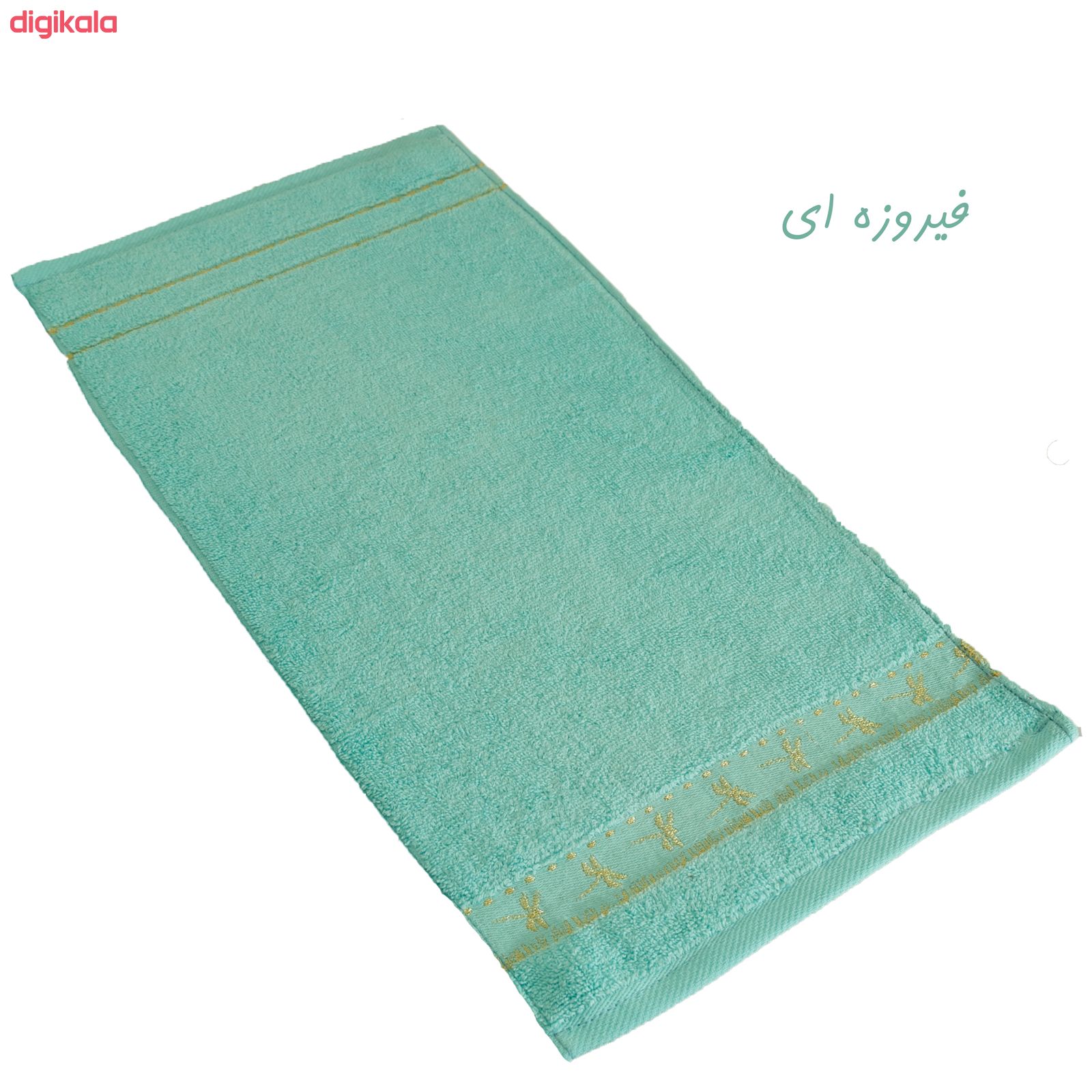 حوله دستی آذین بافت مدل تاج سایز 30x60 سانتی متر main 1 7