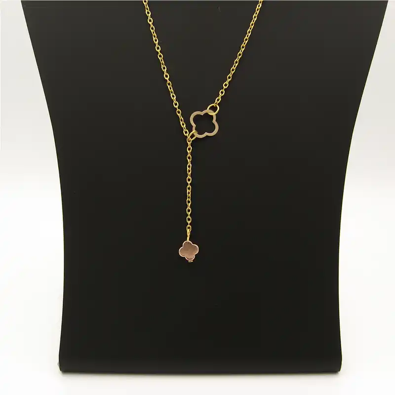 گردنبند طلا 18 عیار زنانه مانچو کد sfg652