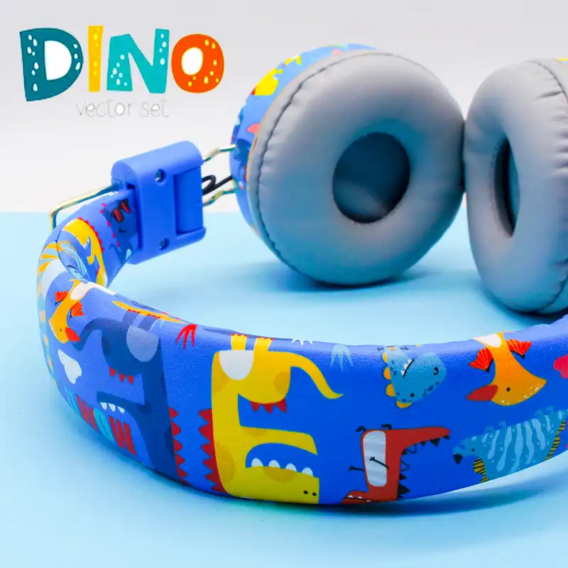 هدفون بی سیم طرح فانتزی دایناسور مدل Hello-Dino-AH-906R