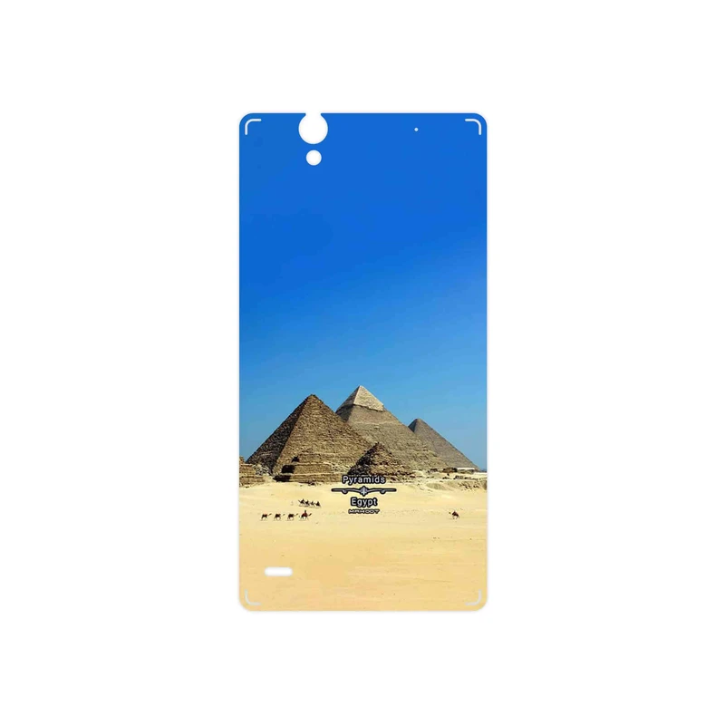 برچسب پوششی ماهوت مدل Pyramids of Egypt مناسب برای گوشی موبایل سونی Xperia C4