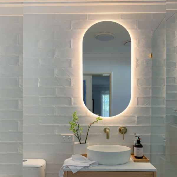 آینه سرویس بهداشتی الف طرح سرو کد BA_70-40