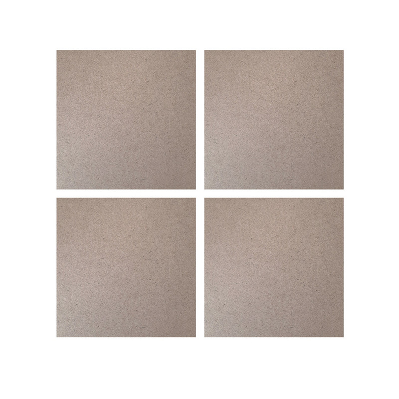 اسلایس چوبی مدل بیس رزین اپوکسی Square10  بسته 4 عددی