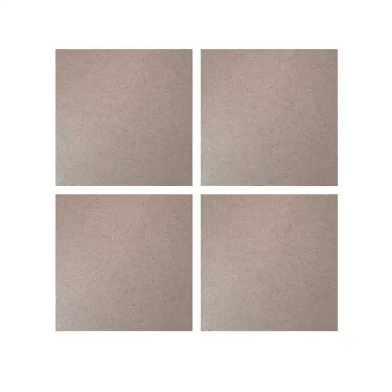 اسلایس چوبی مدل تخته چوب بیس رنگ و رزین Square ten مجموعه 4 عددی