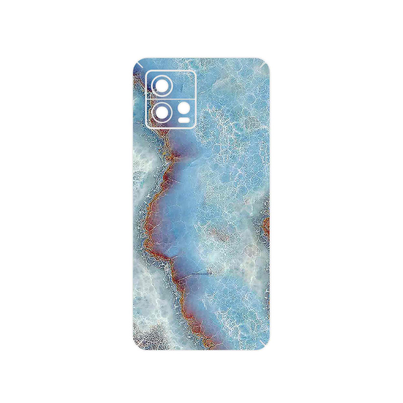برچسب پوششی ماهوت مدل Blue_Ocean_Marble مناسب برای گوشی موبایل موتورولا Moto G72