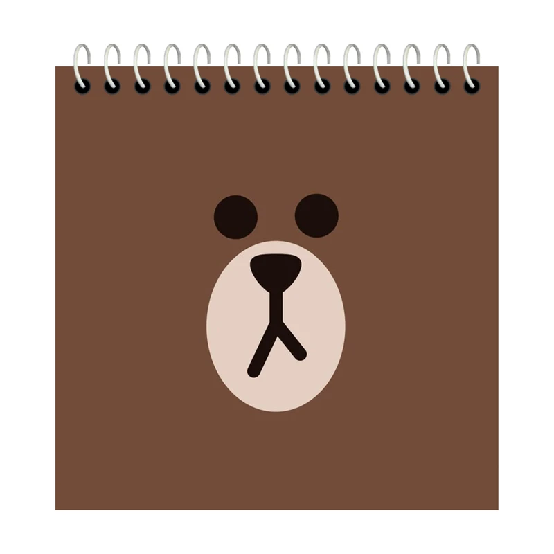 دفترچه یادداشت 50 برگ آلبالو مدل خرس فانتزی کد 4094