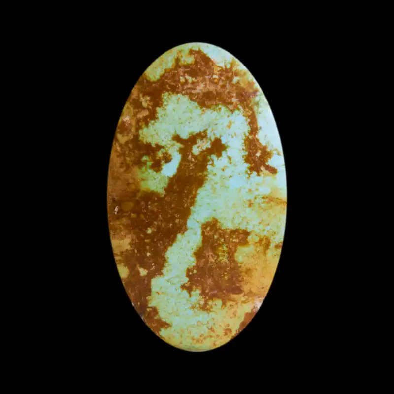 سنگ فیروزه مدل نیشابوری شجری کد AK3