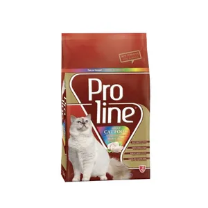 غذا خشک گربه پرولاین مدل multi colour chicken وزن 15 کیلو گرم
