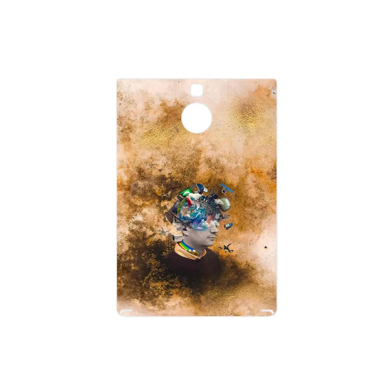 برچسب پوششی ماهوت مدل Collage of surreal Portrait of Men مناسب برای گوشی موبایل بلک بری Passport Silver Edition