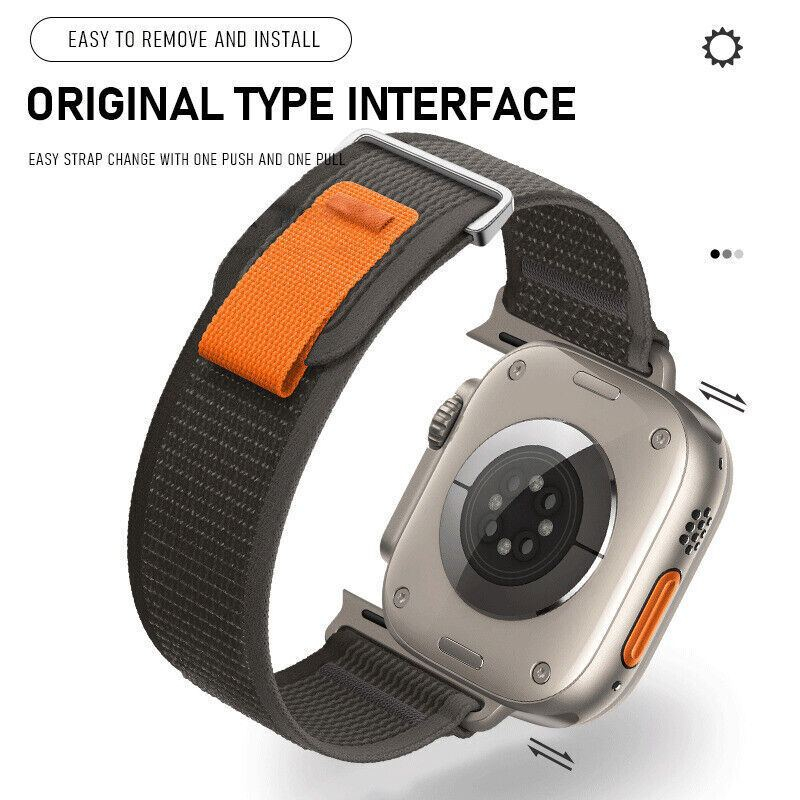 بند راینو مدل Trail Loop مناسب برای اپل واچ سری الترا Ultra 49 / Ultra 2 49 میلی متر
