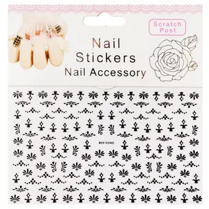 استیکر طراحی ناخن مدل گلبرگ کد SNXD-038