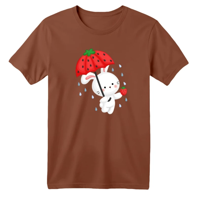 تی شرت آستین کوتاه بچگانه مدل خرگوش یلدایی کد 2