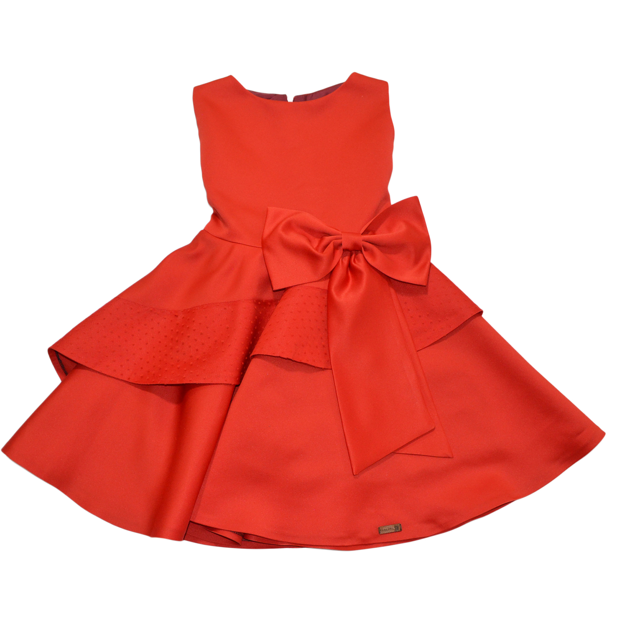 پیراهن دخترانه نازانتا مدل گل سرخ 101