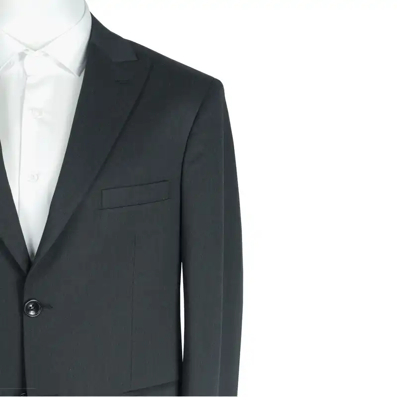 کت و شلوار مردانه مدل گاباردین کش یقه بلیزر رگولار فیت