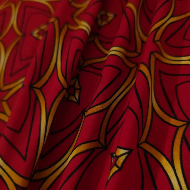 دامن چین‌دار زنانه مدل تابستانی ۰۱۱ رنگ قرمز