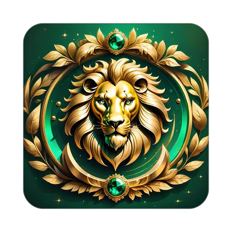 زیر لیوانی کاکتی طرح شیر مدل mp24394