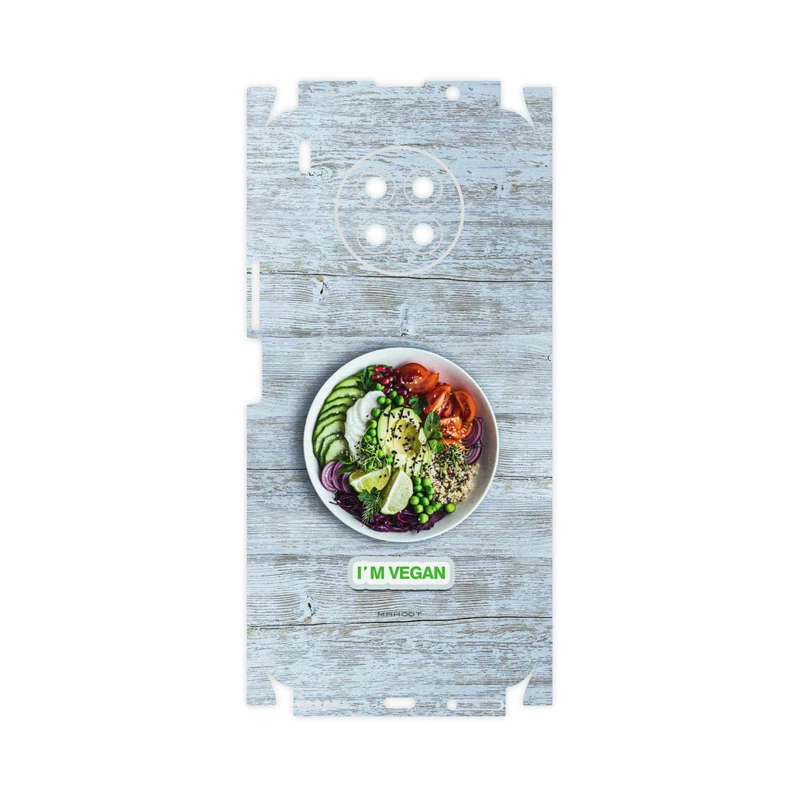 برچسب پوششی ماهوت مدل Im-vegan-FullSkin مناسب برای گوشی موبایل آنر 50 Lite