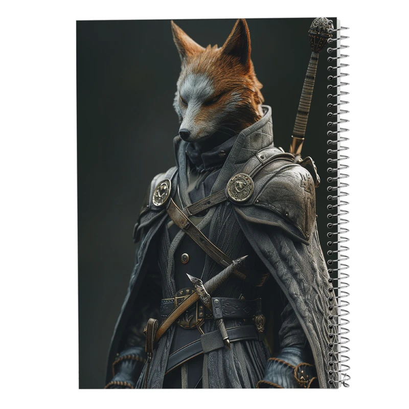 دفتر مشق 50 برگ مدوپد مدل حیوانات جنگجو کد DF14900