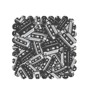  رومیزی طرح نوار کاست  کد 8355B