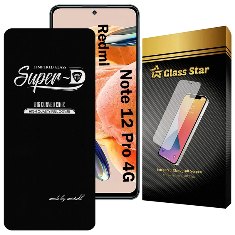 محافظ صفحه نمایش گلس استار مدل SUPERDNS مناسب برای گوشی موبایل شیائومی Redmi Note 12 Pro 4G