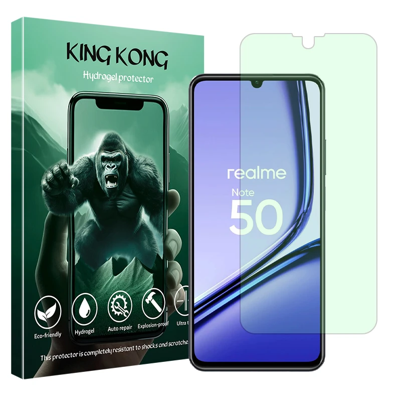 محافظ صفحه نمایش گرین لایت کینگ کونگ مدل Tough مناسب برای گوشی موبایل ریلمی Note 50
