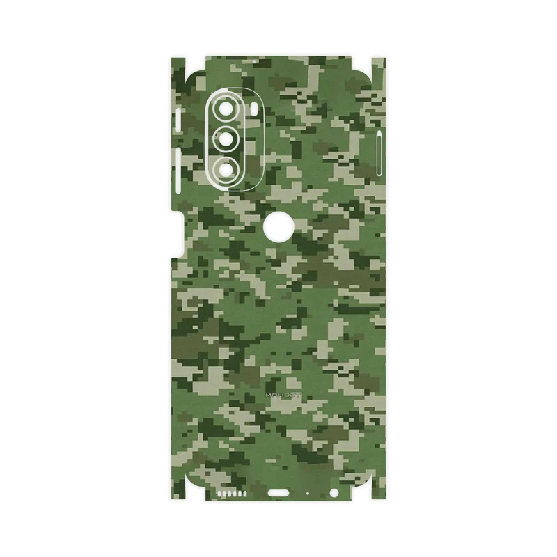 برچسب پوششی ماهوت مدل Army_Green_Pixel-FullSkin مناسب برای گوشی موبایل موتورولا Moto G51 5G