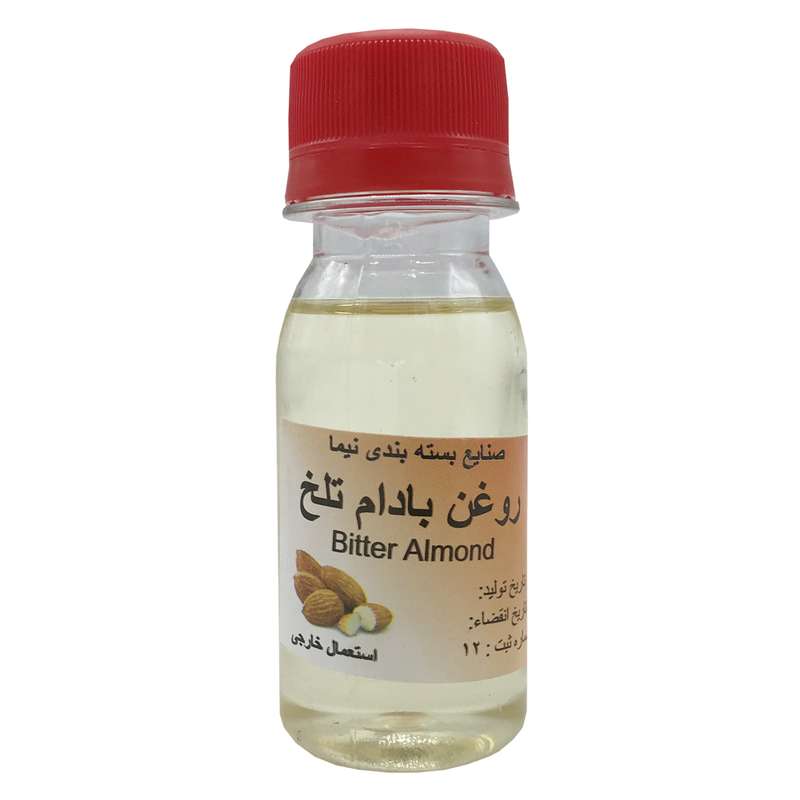 روغن بادام تلخ نیما کد k1 حجم 60 میلی لیتر