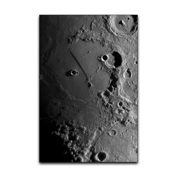 تابلو شاسی گوفی مدل ماه زاویه نزدیک فضا طرح Moon کد BK71