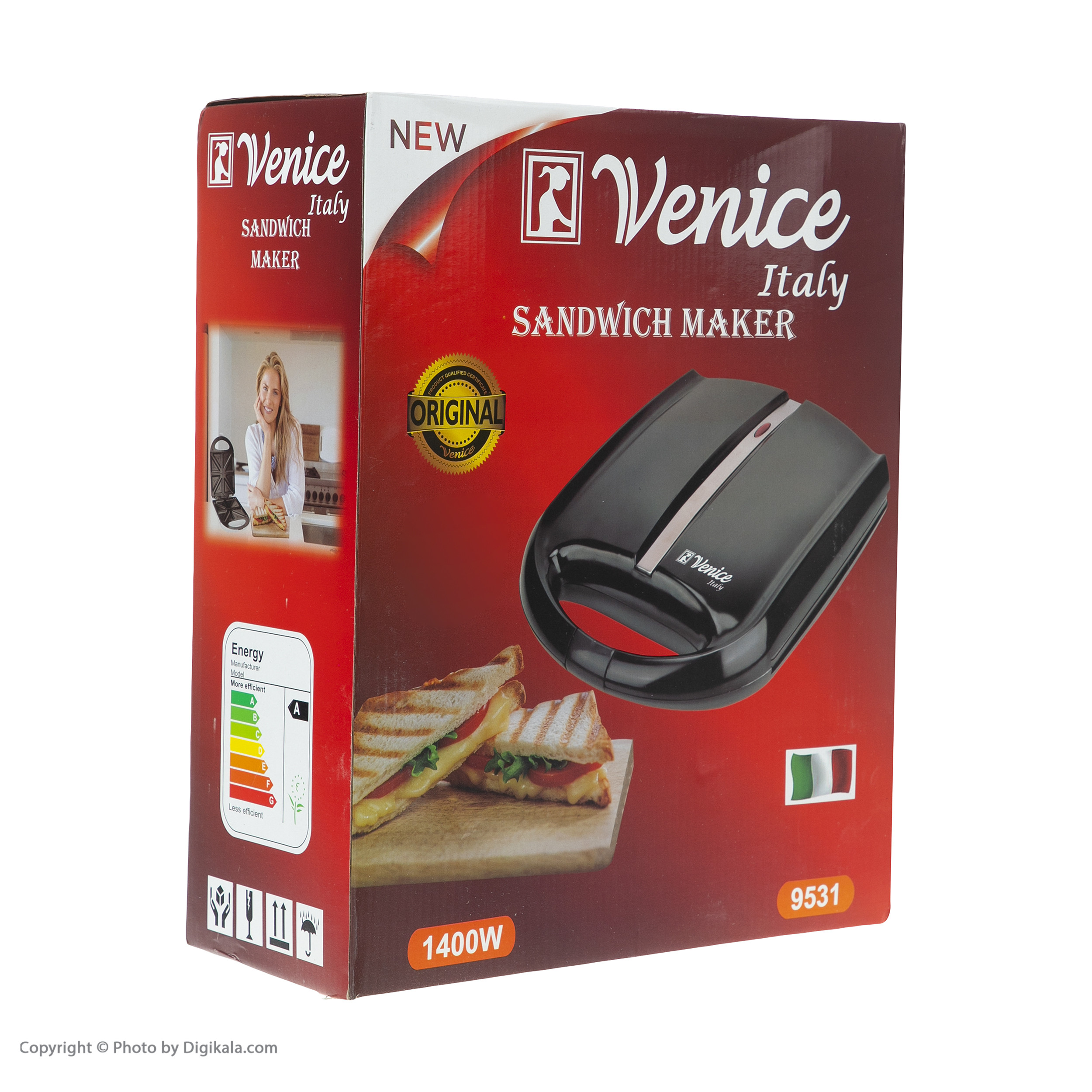 ساندویچ ساز ونیس مدل 9531B ساندویچ ساز ونیس مدل 9531B