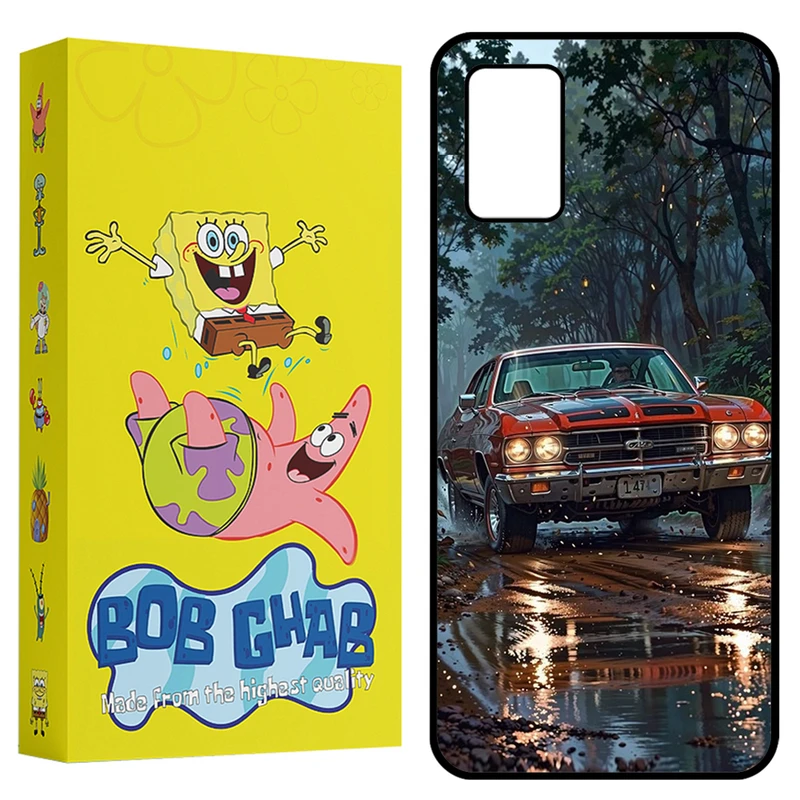 کاور باب قاب طرح ماشین مدل BCPA03S مناسب برای گوشی موبایل سامسونگ Galaxy A02s / M02s / A03s / F02s