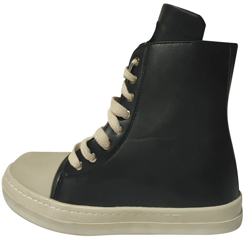 نیم بوت مردانه مدل Rick Owens X Chrome Hearts 